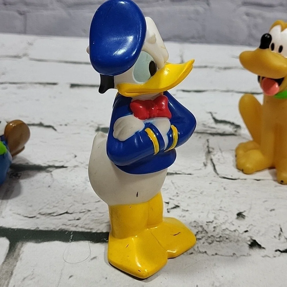 Disney Bath Tub Float Toys Character Figural Lot Of 3 Goofy Donald‎ Pluto